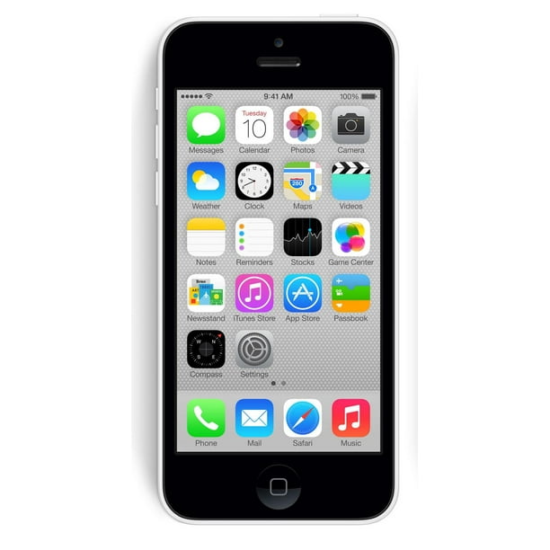 Uitgebreid munt fysiek Apple iPhone 5c 8GB, White, Unlocked GSM (Refurbished) - Walmart.com