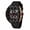 B-GJ-BlackRose, variant on Watches for Men Multifunction Moon Phase Calendar Wrist Watches Luxury Quartz Waterproof Watch with Silicon Strap Gift for man