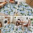 thumbnail image 5 of 3'x5' Area Rugs, Blue Spring Floral Indoor Outdoor Area Rug for Living Room Bedroom, Watercolor Flowers Pastoral Washable Bathroom Rugs Kitchen Floor Carpet Mats Home Decor Aesthetic, 5 of 8