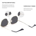 thumbnail image 2 of Gafas de sol polarizadas hexagonales Hipster para hombre, 2 of 4