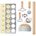 thumbnail image 1 of 8 Pcs Ravioli Mold Set Include Ravioli Maker ,Dough, 1 of 1