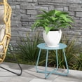 thumbnail image 6 of ‎JTAOT Outdoor All Weather Resistant Round End Table, Blue, 6 of 15