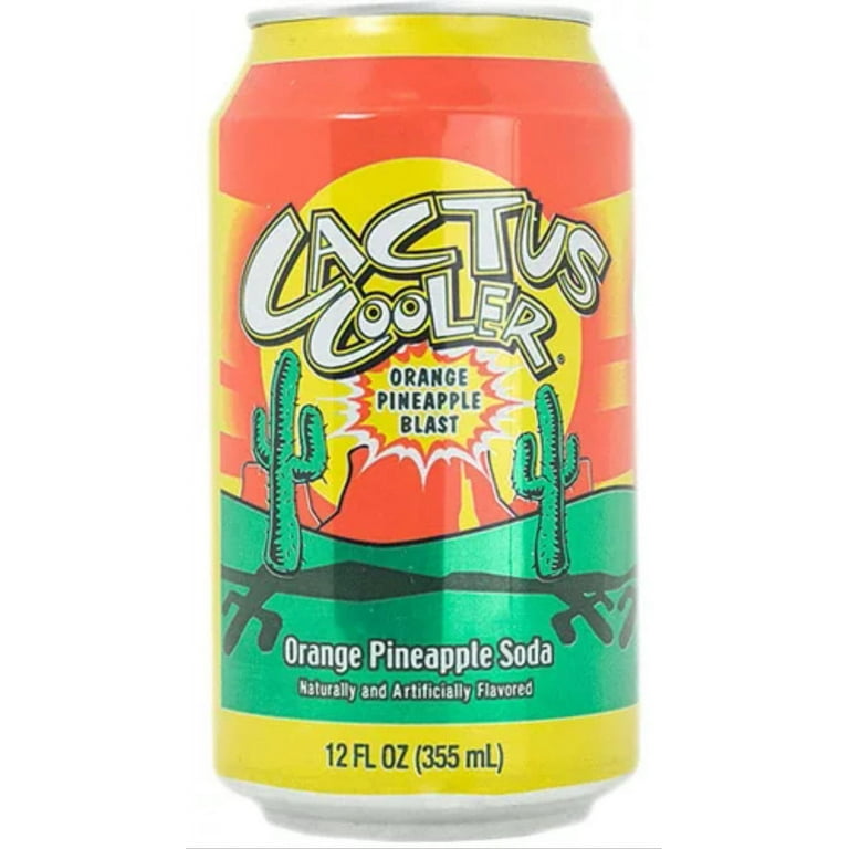 Dr. Pepper Cactus Cooler Orange Pineapple Soda, 12oz Can, 12 Pack