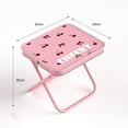 thumbnail image 6 of OIUR Outdoor Folding Stool with Carry Bag Portable Lightweight Heavy Duty Camping Backpacking Beach Picnic Fishing Collapsible Chair Seat, 6 of 7
