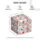 thumbnail image 4 of Balery Floral Ditsy Porta Pañuelos de Cuero con Estampado – Funda Moderna Cuadrada para Caja de Pañuelos, Dispensador 5x5x5'', 4 of 7