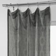 thumbnail image 2 of Vega Charcoal Patterned Linen Sheer Curtain (1 Panel), Vega Charcoal, 50W X 84L, 2 of 8