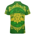 thumbnail image 5 of Chi Eta Phi Sorority Pattern Men Zipper T-shirt Summer Casual Short Sleeve T-shirt Top, 5 of 7