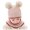 Beige, variant on EnJoCho Toddler Kids Baby Boys Girl Pompon Hat Winter Warm Knit Crochet Beanie Cap Scarf Baby Child Casual Outing Hats