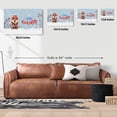thumbnail image 5 of Hello Winter Pomeranian Smiling in Red Scarf Hat Welcome Christmas Horizontal Matte Canvas Poster Pom Dog Lover Gifts Wall Art Home Decor - 00017, 5 of 5