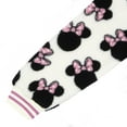 thumbnail image 5 of Disney Minnie Mouse Girl's Zip-Up Varsity Bomber Jacket - Casual Lightweight Coat with Minnie Mouse Design for Kids (Sizes 4-14), 5 of 6