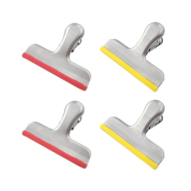 Hweilai Bag Clips, 4 Pack, Bag Clips, Food Bag Clips, Bag Clips, Food Clips