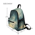 thumbnail image 3 of FORMRS School Backpack with Front Zippered Pocket 12" Student Travel Daypack, Night Forest Scene, 3 of 6