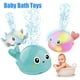 thumbnail image 2 of Juguetes De Baño Para Bebés Intermitentes Con Luz De Colores, Seguros, Impermeables, Juguetes De Rociado De Agua Para Bebés, Juguetes De Rociadores Con Sensor Automático A Batería Para Bebés Pequeños Muyoka Hogar, 2 of 6