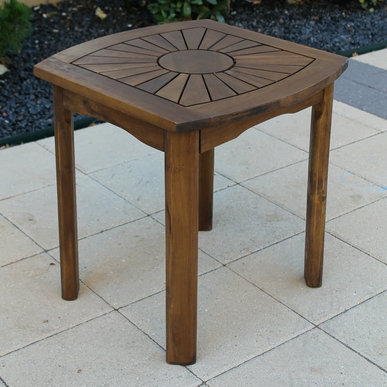 International Caravan Sun Burst Square/Round Side Table International Caravan Sun Burst Square/Round Side Table
