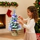 thumbnail image 4 of Árbol de Navidad de mesa con luces, 45 cm, verde, artificial, mini árbol para escritorio, decoración de fiestas navideñas en interiores, 1 unidad Rkxzt, 4 of 7