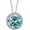 Light-Blue, variant on 5 Carat Moissanite Pendant Necklace Women's Diamond Necklace 18K White Gold Lab Diamond Pendants Necklaces for Women Moissanite Necklace Wife Lab Women's Diamond Necklace