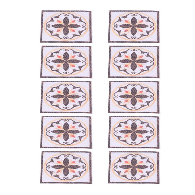 Adhesivo para suelo, 10 unidades, 8 x 8 cm, de PVC, para baldosas, adhesivo para pared, de primera línea