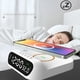 thumbnail image 3 of Kearding Reloj de pared Digital elegante con números grandes, reloj despertador Digital para dormitorio, reloj Digital Electrodomésticos blanco, 3 of 6