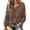14# Coffee, variant on Women's Boho Polka Dot Blouse Lace Up V Neck Long Sleeve Peasant Top Floral Bohemian Tie-Edge Bow-Front Ruffled Shirt Dressy Vacation Ruffle Work Loose Fit Blouse Gray S