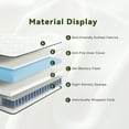 thumbnail image 6 of VFD Full Mattress, 6 inch Cooling Gel Memory Foam Hybrid Mattress in a Box Medium Feel Pressure Relief, CertiPUR-US Certified, 6 of 8