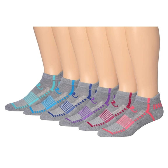Ronnox Men's 6-Pairs Low Cut Running & Athletic Performance Tab Socks Large/X-Large MRLT19-A-XL