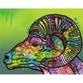 thumbnail image 3 of Dean Russo Collection 14x12 Black Modern Framed Museum Art Print Titled - Ram, 3 of 5