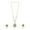 Light Green, variant on Efulgenz Indian Jewelry Bollywood Faux Pearl Crystal Choker Kundan Pendant Necklace Earrings Wedding Jewelry Set