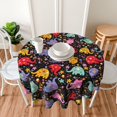 thumbnail image 6 of Elephant Tablecloth Round 60 Inch Table Cloth Cover Mat Holiday Party Decoration for Dining Room Home Kitchen Picnic, 6 of 6