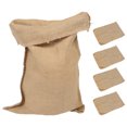 thumbnail image 1 of 5pcs Burlap Bags Grain Storage Bags Cereal Packing Pantry Storage Bags Burlap Sacks for Flooding, 1 of 1