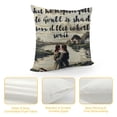 thumbnail image 4 of Qinduosi Decorative Linen Throw Pillow Covers They Broke Bread in Their Homes Farmhouse Pillowcase Decorations Cushion Cover for Home Living Room Bedroom inch, 4 of 5