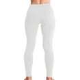 thumbnail image 5 of 4-Pack Kuda Moda Women's Winter Warm Fleece Lined Thick Brushed Full Length Legging Thermal Pants, 5 of 7