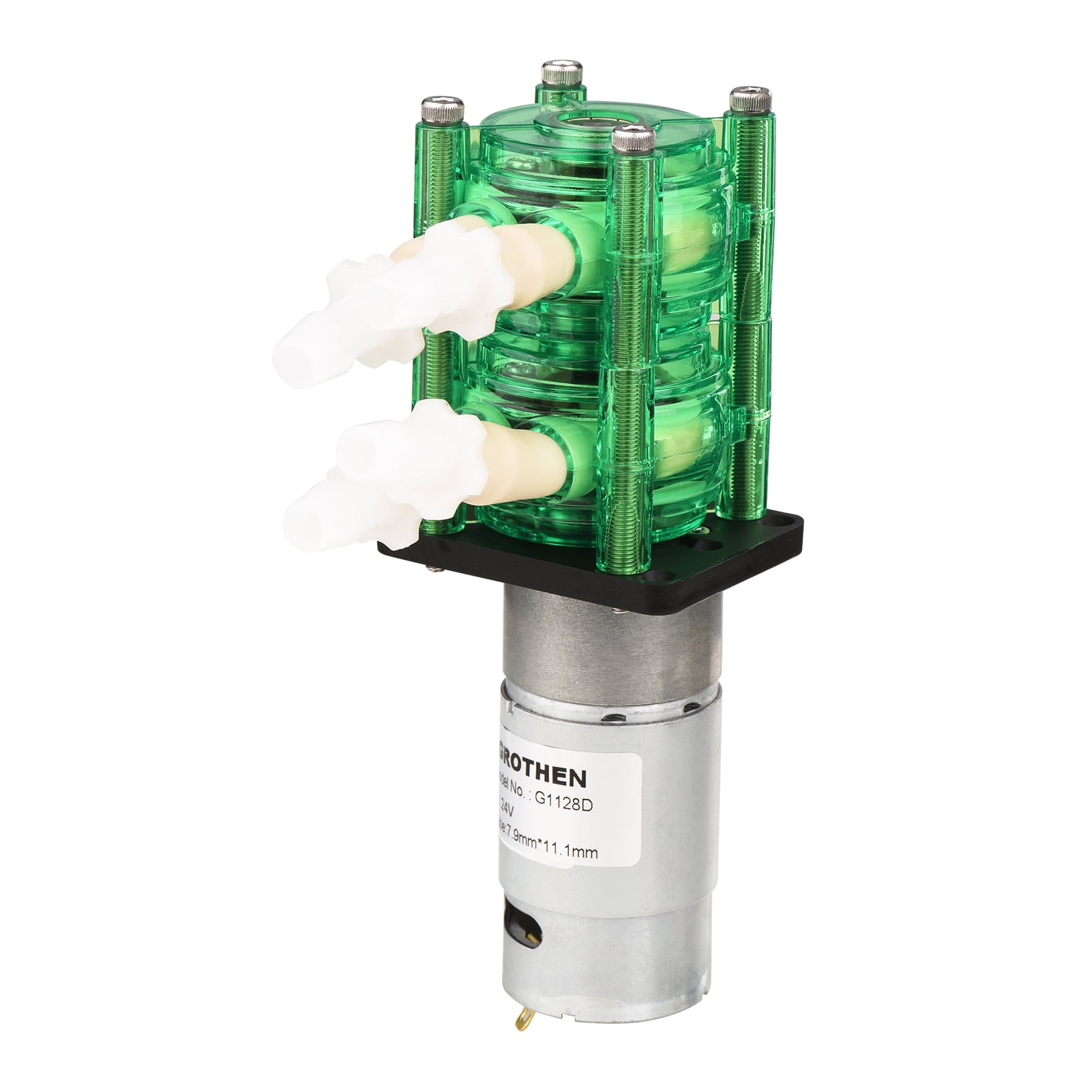 GROTHEN Dosing Pump Dual Head Peristaltic Pump Liquid Pump Large Rate