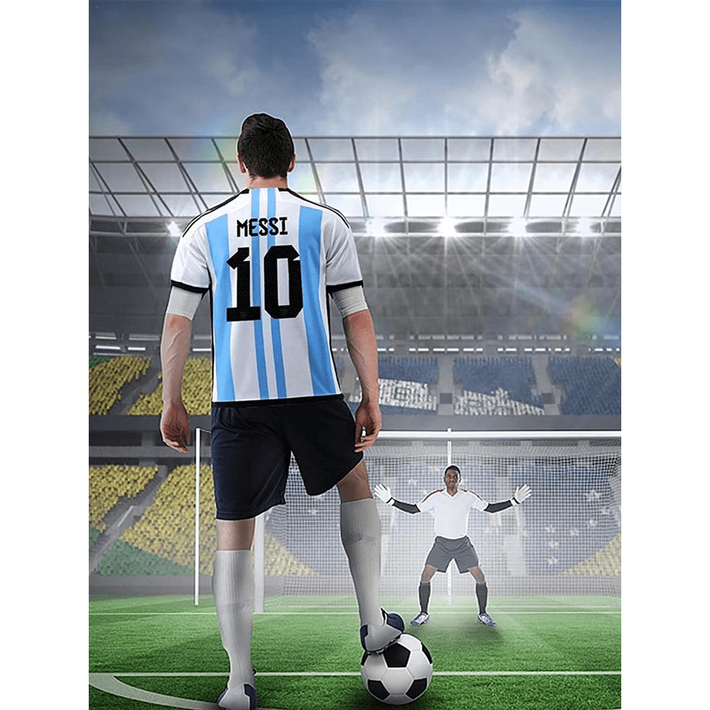 Argentina No.10 Messi Jersey (28 Yards), Argentina Soccer Jersey