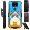 thumbnail image 1 of Compatible with Cricket Ovation 2 | AT&T Maestro Max Hybrid Luxguard Holster Phone Case Cover (Cute Cat Ragdoll), 1 of 1