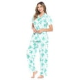 thumbnail image 2 of Casual Nights Women's Short Sleeve Floral Pajama Set, 2 of 5