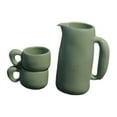 thumbnail image 2 of Juego de té de aleación en miniatura Macarena con Tetera y tazas 1:12 Verde, 2 of 8