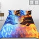 thumbnail image 3 of Juego de Ropa de Cama, Juego de Funda nórdica cómoda y Transpirable de poliéster, Funda de Almohada, Eficiencia óptima, 3 of 8