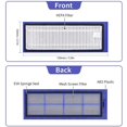 thumbnail image 4 of Hepa Filter Replacement For Robovac L70 Hybrid Robot Vacuum Parts Accessories, 4-pack, 4 of 5