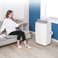 thumbnail image 7 of 14000 BTUs Portable Air Conditioner – 3-In-1 Ultra-Quiet Cooling, Dehumidifier & Fan for Rooms Up to 750 Sq. Ft, AC Unit for Large Room, Campervan, Sleep Mode, 24H Timer & Windows Kit, White, 7 of 7