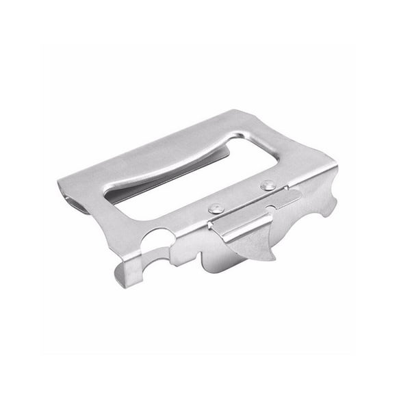 Riwesomey Abridor de tapas de botellas de vino Sacacorchos de acero inoxidable Herramienta de apertura de latas con mango Suministros para fiestas de bodas Artesanía Riwesomey TO010584-00B