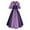 ZA-Purple-summer dress for women, variant on Wiyuqeen Medieval Irish Over Dress for Women Ruffle Sleeve Lace Up Swing A Line Dresses Plus Size V Neck Color Block Maxi Dress for Renaissance