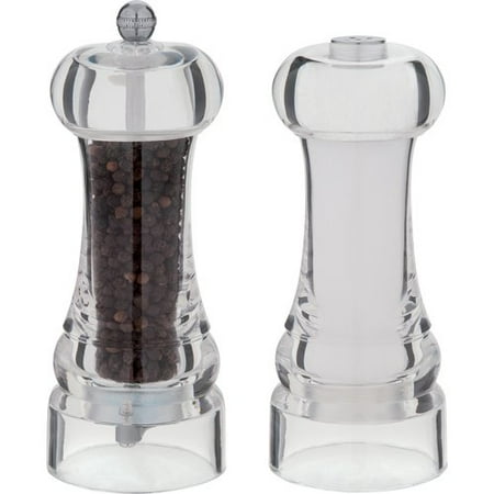 Trudeau Corporation 2 Piece 6'' Classic Pepper Mill and Salt Shaker Set ...