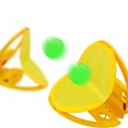 thumbnail image 4 of SHISUYAN Childrens Hand Catching Throwing Table Tennis Hand Clip Children Outdoor Exercise Fitness Toys ( 2pcs Racket+ 4pcs Balls ), 4 of 8