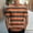 Orange, variant on Casual Shirts Mens Short Sleeve Striped Black White Cotton Summer Holiday Travel Basic Pullover Crew Shirt