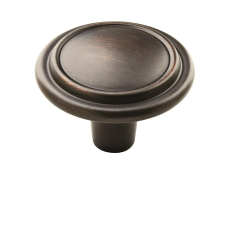3/8' Antique Bronze Knob - Allison Value 1-1/4 in (32 mm) Oil-Rubbed Bronze Cabinet Knob - 25 Pack