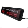 thumbnail image 5 of 1-inch 9Digits LED Event Timer Countdown/up Clock with Days Hours Mins Secs Max Up to 1000 Days Indoor LED Countdown Clock Red Color, 5 of 6
