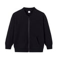 thumbnail image 3 of Hotiary Toddler Baby Casual Baseball Jacket Boys Girls Lightweight Zipper Long Sleeve Coat with Pockets Kids Sport Cardigan Sweatshirt for 2-10 Years, 3 of 8