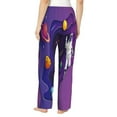 thumbnail image 3 of Balery Astronaut print Women's Pajama Pants,Ultra Lightweight Pjs,Lounge Pant-X-Large, 3 of 9