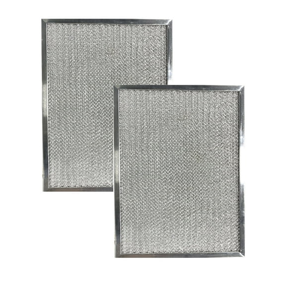 Air Filter Factory 10 x 13-1/2 x 3/8 Range Hood Aluminum Grease Filters 2-Pack