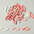 thumbnail image 3 of 90Pieces Wooden Fish Table Scatter Decoration for Christening Confirmations Baby Shower Event Theme Party Accessories, 3 of 8